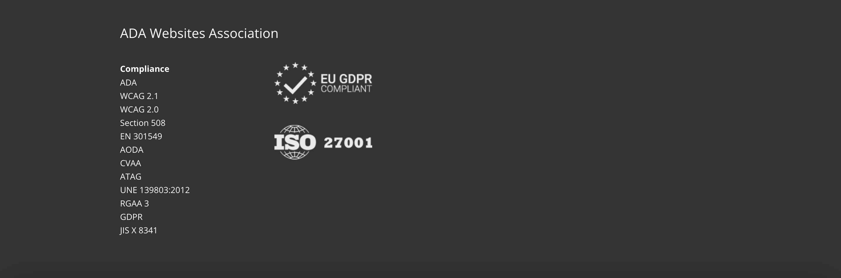 ADA Websites Association